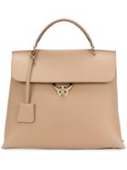 Salvatore Ferragamo Satchel Tote Bag - Nude & Neutrals