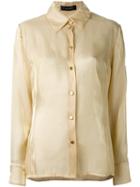 Jean Louis Scherrer Vintage Classic Shirt, Women's, Size: 38, Nude/neutrals