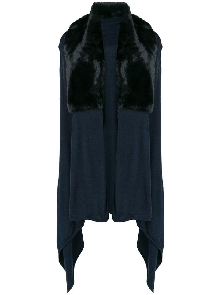 Steffen Schraut Asymmetric Poncho - Blue