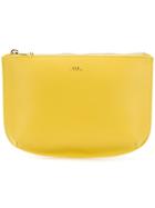 A.p.c. Embossed Envelope Clutch - Yellow & Orange