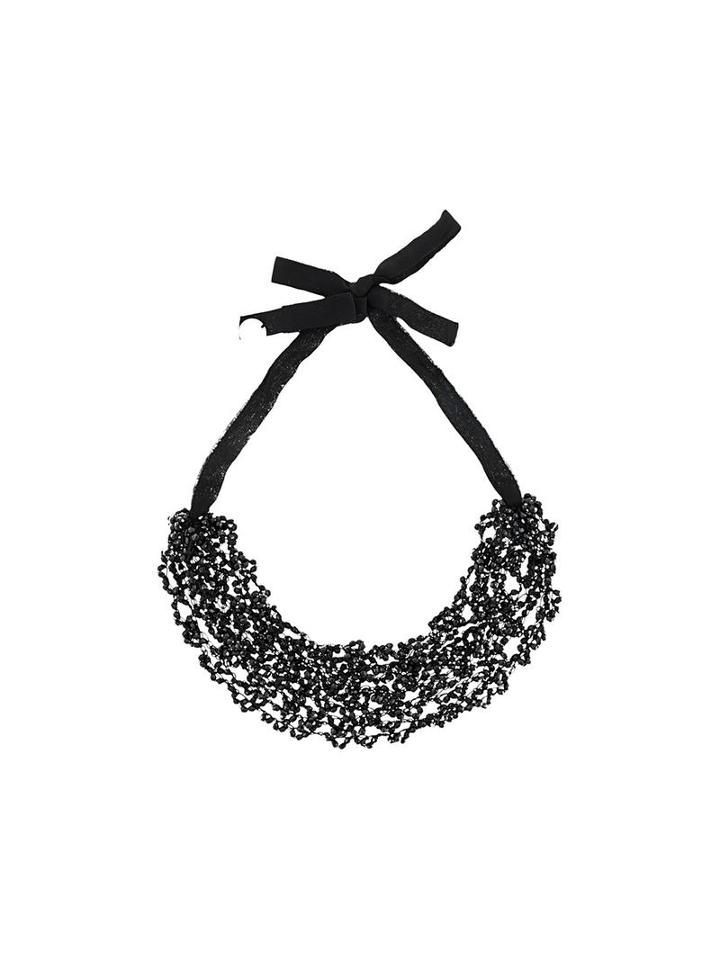 Maria Calderara Short Necklace, Women's, Black