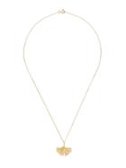 Aurelie Bidermann 18kt Yellow Gold Ginkgo Pendant Necklace