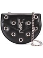 Saint Laurent 'bubble Monogram' Crossbody Bag, Women's, Black