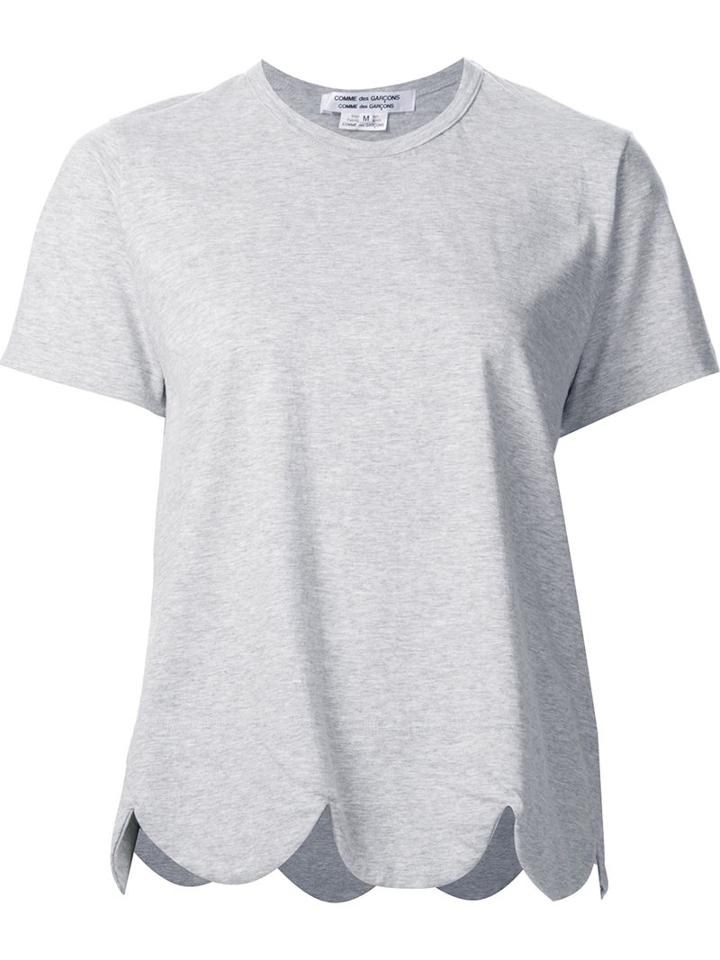 Comme Des Garçons Comme Des Garçons Scalloped Hem T-shirt
