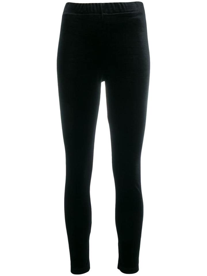 Zucca Elasticated Velour Leggings - Black