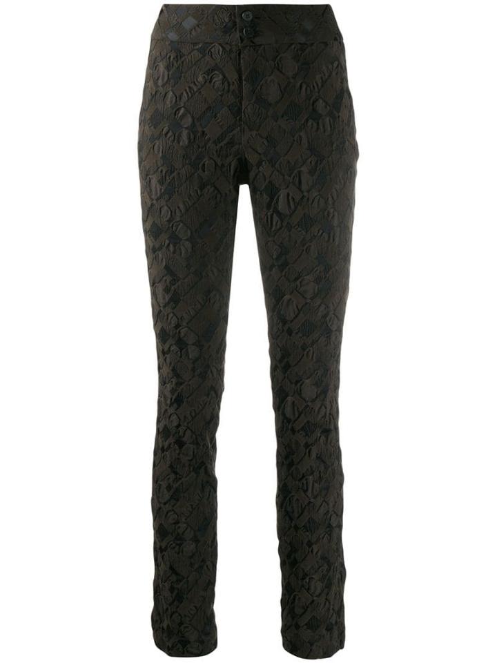 Issey Miyake Slim-fit Trousers - Green