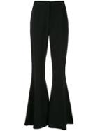 Carolina Herrera Bell Bottom Trousers - Black