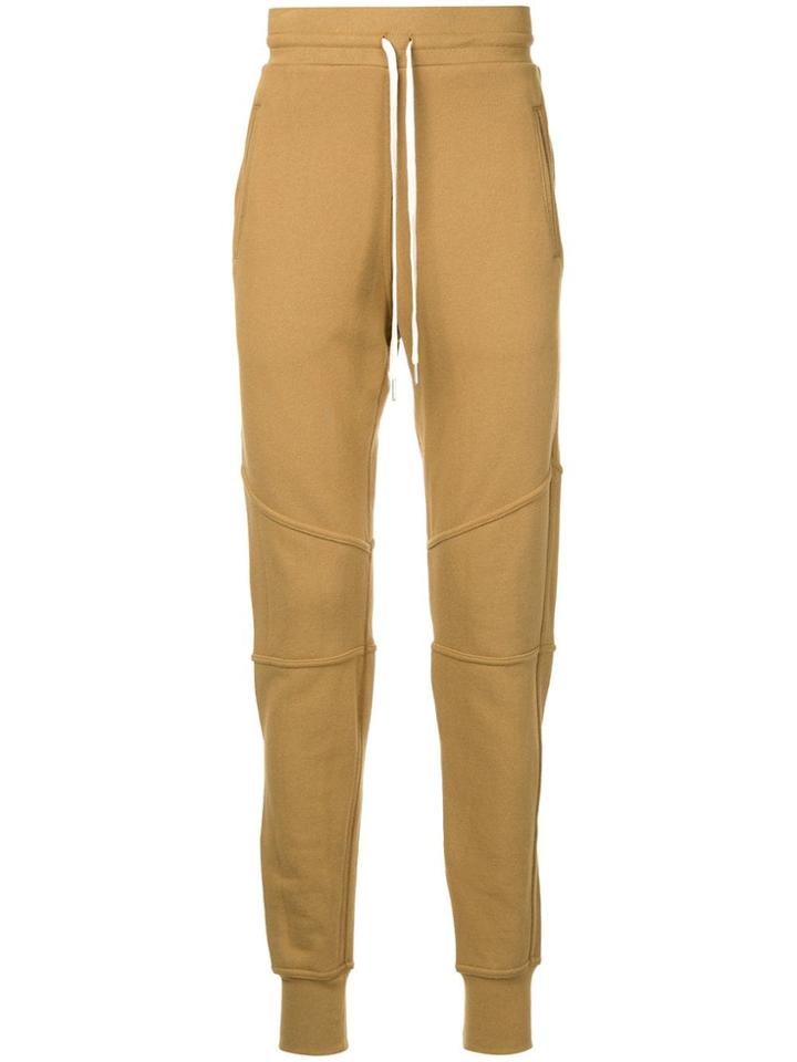 John Elliott Drawstring Waist Track Pants - Yellow & Orange