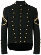 Ports 1961 - Buttoned Cropped Jacket - Men - Cotton/cupro/viscose - 48, Black, Cotton/cupro/viscose