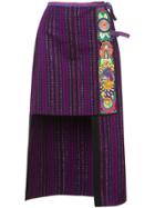 Anna Sui Gathering Of The Tribes Skirt - Pink & Purple