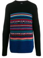 Diesel Only The Brave Striped Jumper - Black