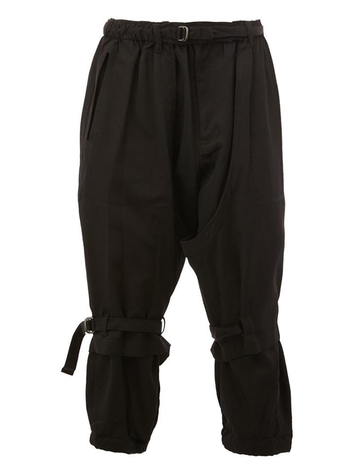 Yohji Yamamoto Strappy Cropped Trousers