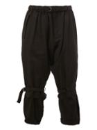 Yohji Yamamoto Strappy Cropped Trousers