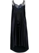 Y / Project Double Layered Slip-on Dress - Black