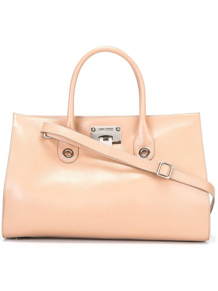 Jimmy Choo 'riley' Tote, Women's, Nude/neutrals