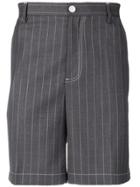 Versace Pinstripe Shorts - Grey