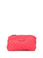 Gucci Pre-owned Gg Nylon Pouch - Pink