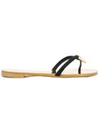 Giuseppe Zanotti Serpent Flip Flops - Black