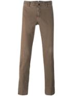Incotex Slim Fit Chinos, Men's, Size: 56, Nude/neutrals, Cotton/spandex/elastane
