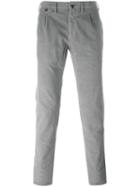 Incotex Slim-fit Trousers, Men's, Size: 54, Grey, Cotton/spandex/elastane