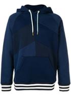 Acne Studios Patchwork Hooded Sweatshirt - Blue