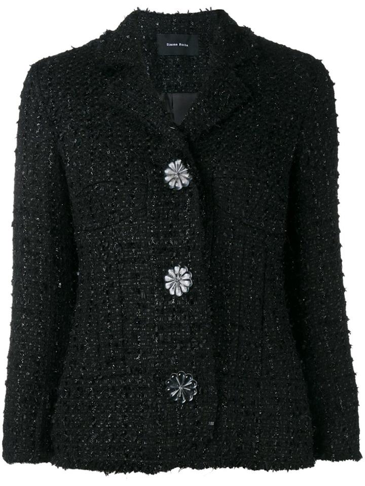 Simone Rocha Tweed Jacket - Black