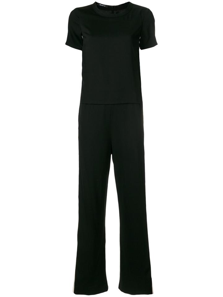 Neil Barrett Side Striped Jumpsuit - Black