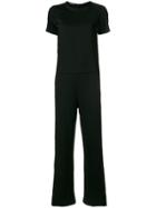 Neil Barrett Side Striped Jumpsuit - Black