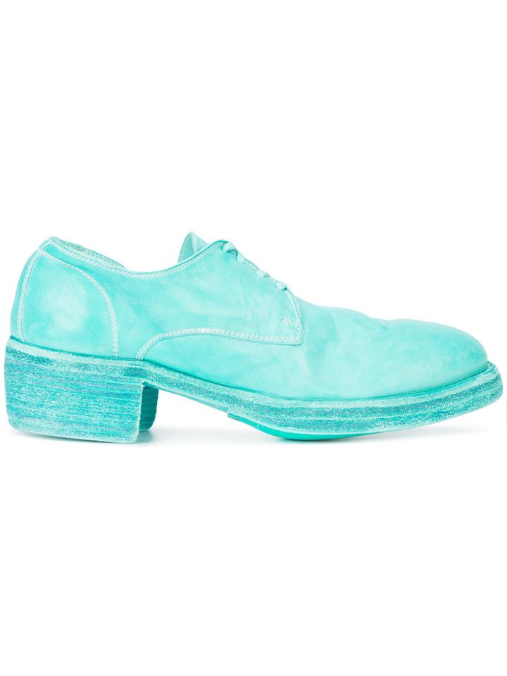 Guidi Classic Oxford Shoes - Blue