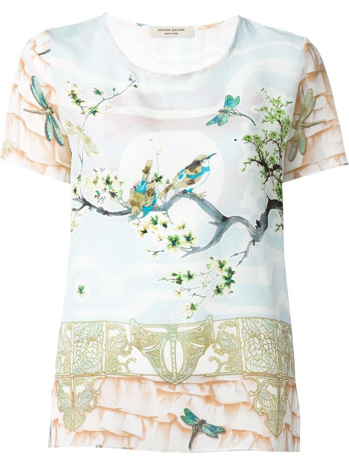 Piccione. Piccione Nature Print Top