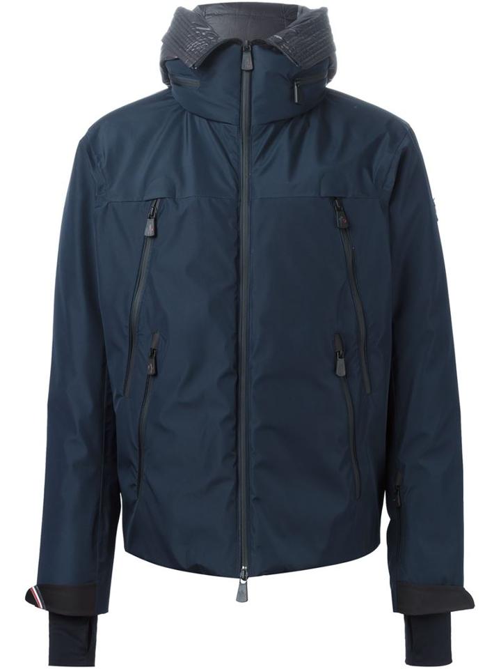 Moncler Grenoble Padded Jacket, Men's, Size: 2, Blue, Polyamide/feather Down/polyester