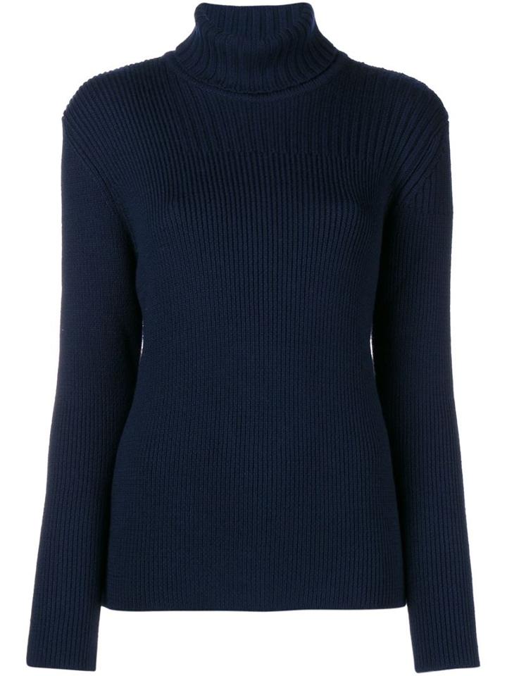 1205 Ribbed Polo Neck