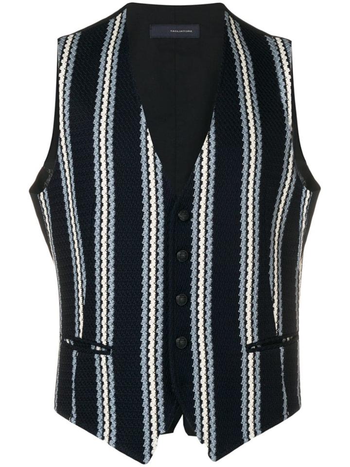 Ballantyne Knit Crew Neck T-shirt - Blue