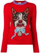 Gucci Mystic Cat Jumper - Red