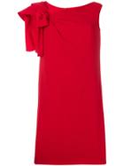 Max Mara Bow Shift Dress - Red