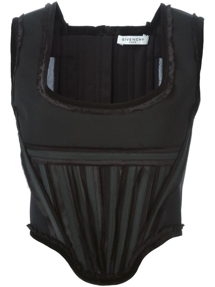 Givenchy Panelled Cropped Top