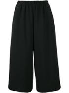 Comme Des Garçons Comme Des Garçons - Wide-leg Trousers - Women - Wool - Xs, Women's, Black, Wool