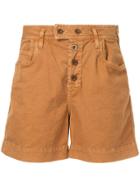 Hysteric Glamour Buttoned Shorts - Brown