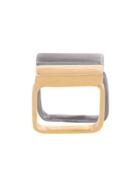 Zarapxana Double Rectangle Ring - Metallic