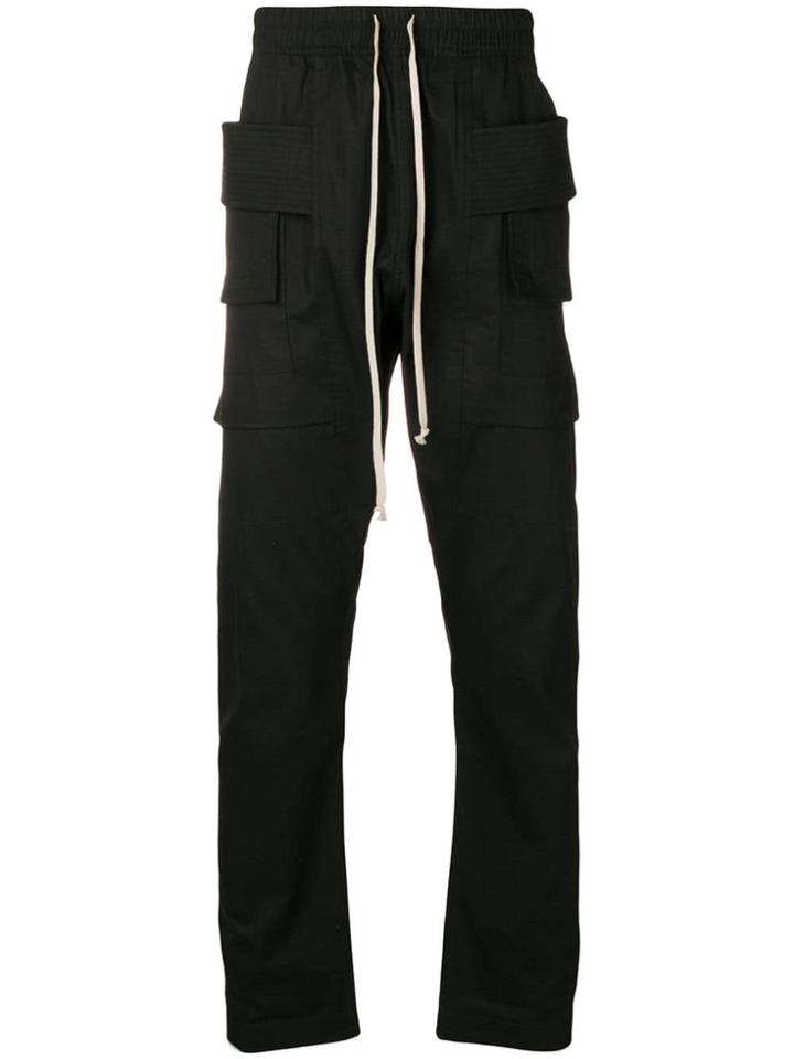 Rick Owens Drkshdw Relaxed Jersey Trousers - Black