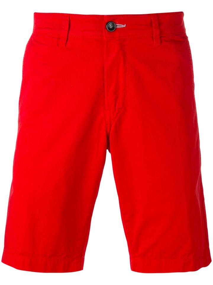 Re-hash - Botero Bermuda Shorts - Men - Cotton - 35, Red, Cotton