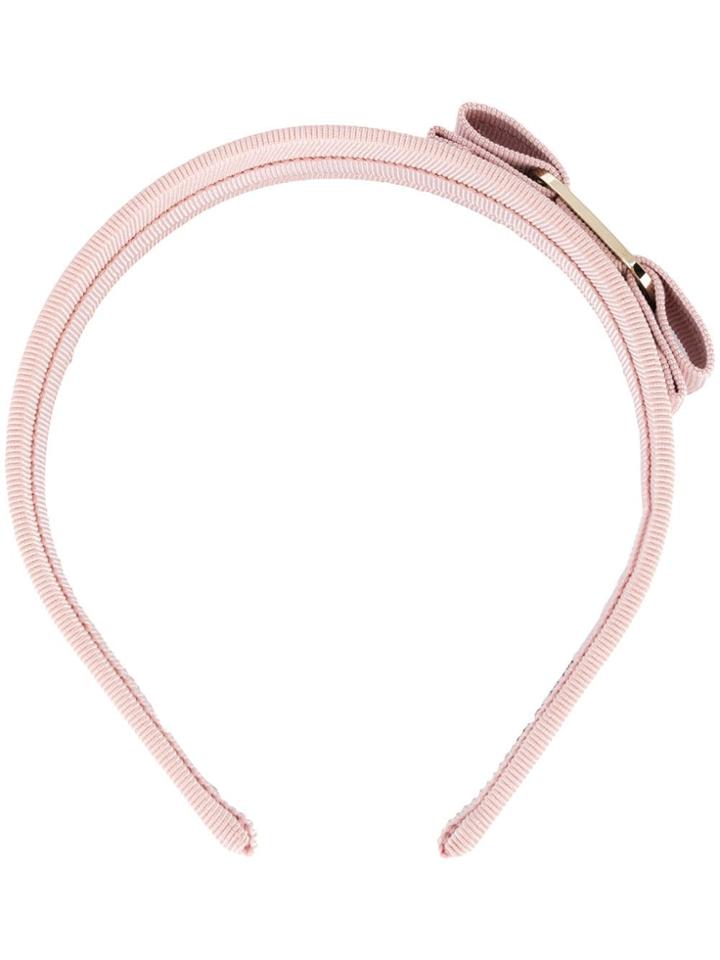 Salvatore Ferragamo Bow Detail Headband - Pink
