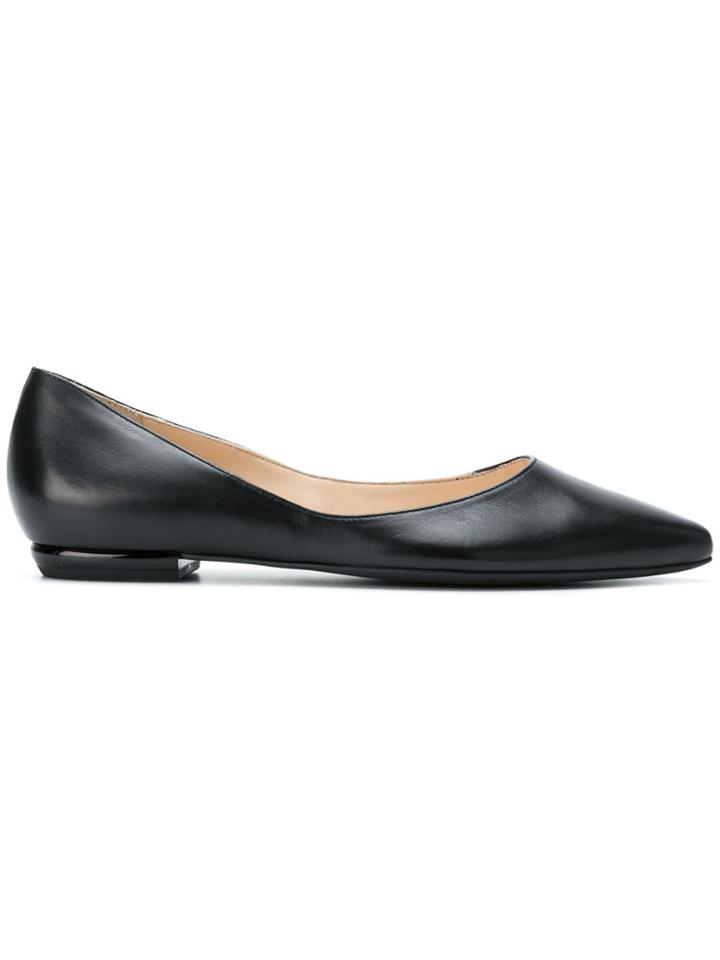 Hogl Classic Pointed Ballerinas - Black