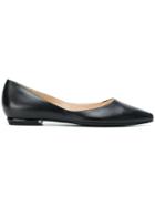 Hogl Classic Pointed Ballerinas - Black