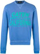Dsquared2 Caten California Sweatshirt, Men's, Size: Large, Blue, Cotton
