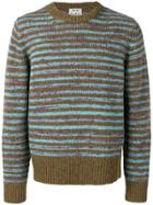 Acne Studios Kai Georgian Stripe Sweater - Green