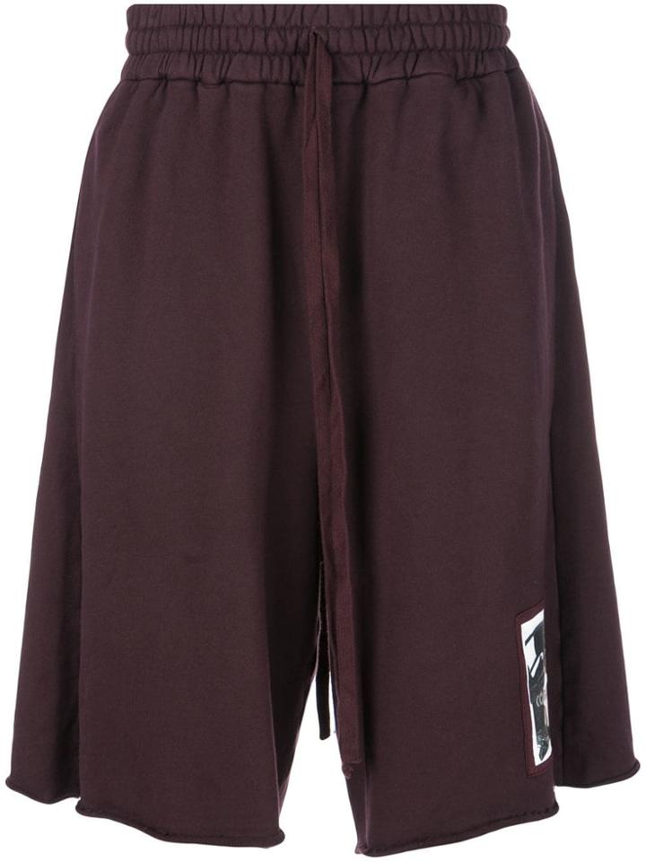 Komakino Elasticated Waist Shorts - Purple