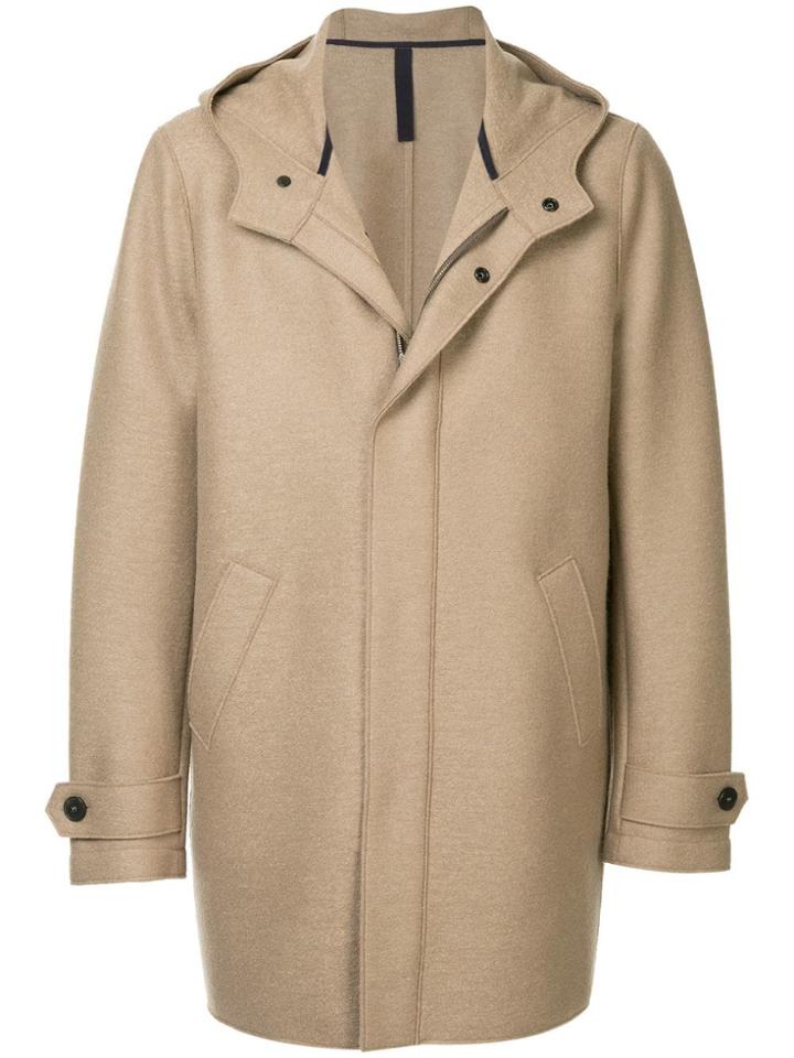 Harris Wharf London Pressed Wool Parka - Brown