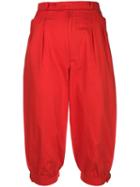 Yves Saint Laurent Pre-owned Cropped Trousers - Red