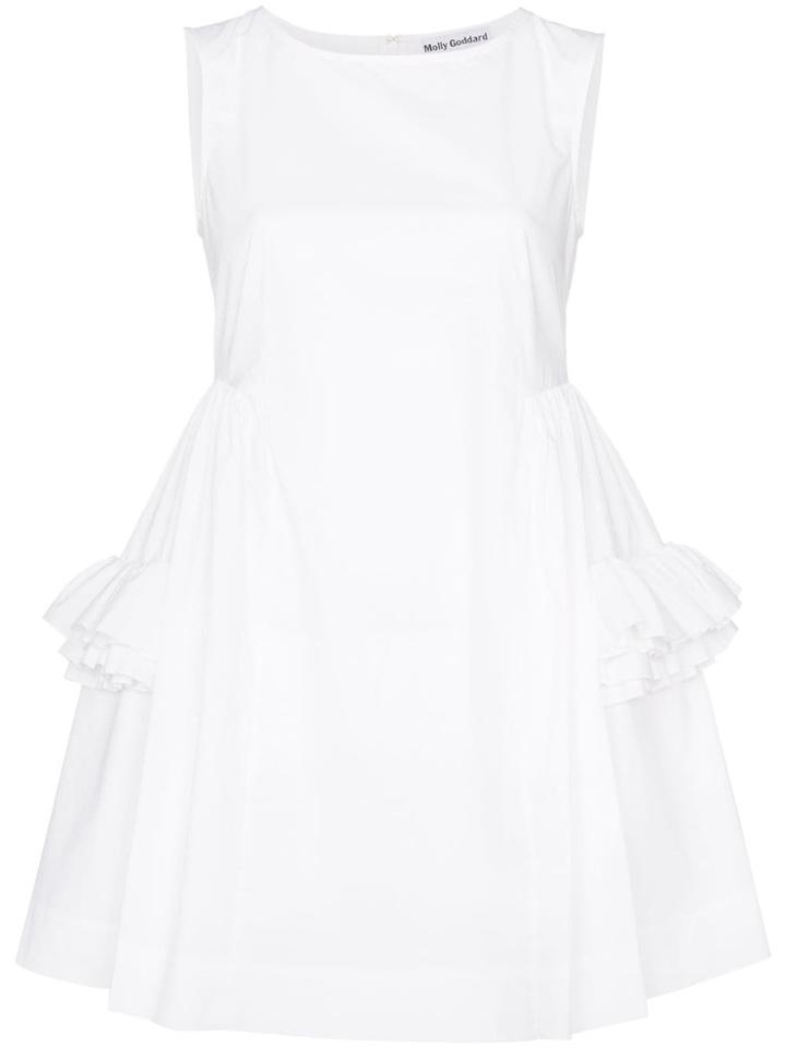 Molly Goddard Izzy Ruffled Mini-dress - White